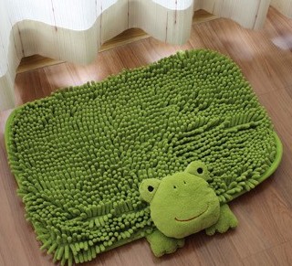 tapis de sol Cartoon-Animals-Frog-Mat-35X50cm-Bathroom-Mat-Bedroom-font-b-Rug-b-font-Doormat-Livingroom-Carpet