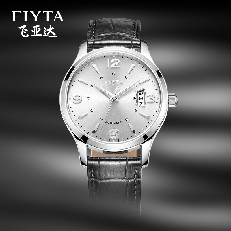 Marques moins populaires ? - Page 2 Fiyta-Brand-Men-s-Mechanical-Watch-Transparent-Back-White-Dial-Black-Leather-Strap-Male-Wristwatch-With