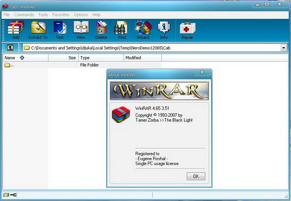 WinRar 4.1.65 Full Version  A1b752b144d6