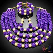 مجوهرات فخمة للمناسبات Fashion_purple_bead_jewelry_bead_weeding_dress.jpg_220x220