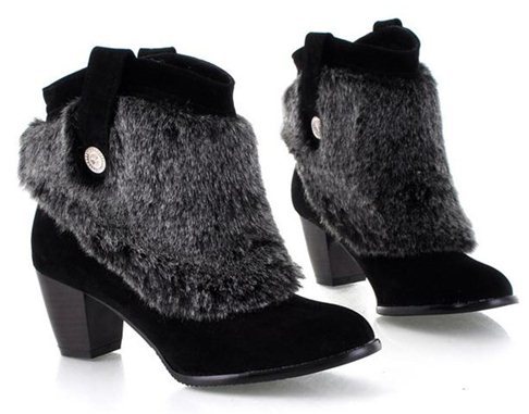  تَشْكِيْلَةِ  احدية Free-shipping-ankle-boots-women-fashion-short-boot-winter-footwear-high-heel-shoes-sexy-snow-warm