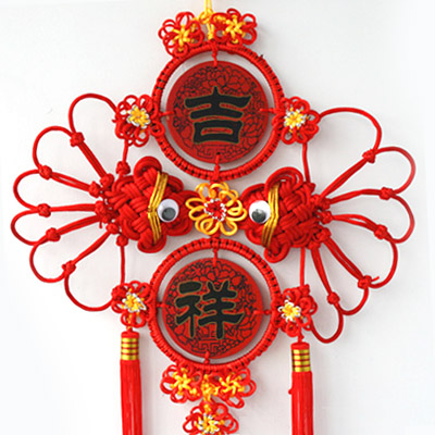 طريقة عمل العقدة الصينية  Double-faced-chinese-knot-fish-lucky-ruyi