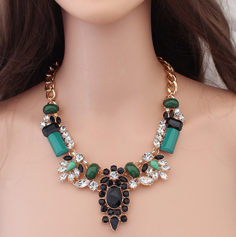  قلائد من الزمرد Fashion-font-b-necklace-b-font-font-b-emerald-b-font-natural-stone-font-b-necklace