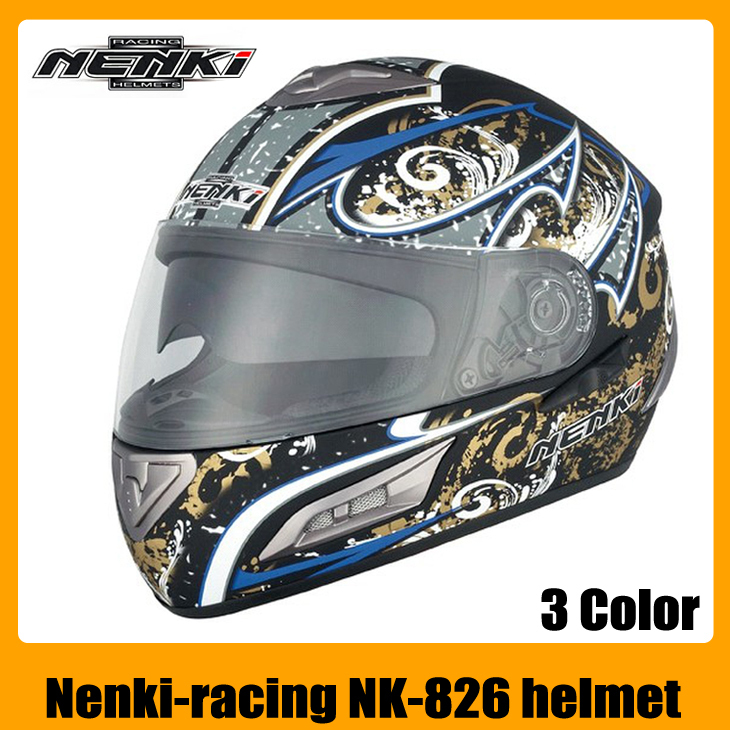 Le jeu de l'image - Page 35 Free-shipping-Nenki-racing-NK-826-Motorcycle-Full-Face-Helmet-Double-visor-helmet