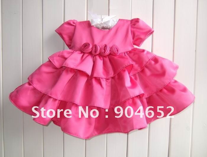 2012 ajmal fassatine la ahlaa banouta  Wholesale-2012-dress-baby-girl-s-Summer-cute-pink-cake-princess-flower-girl-dresses-size-12M