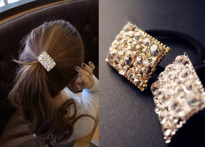  آكسِسْوَارات شَعْر تُحفَة New-Arrival-Rhinestone-Hair-Accessaries-Gold-Plated-Crystal-Hairband-Fashion-Korean-Jewelry-SF072