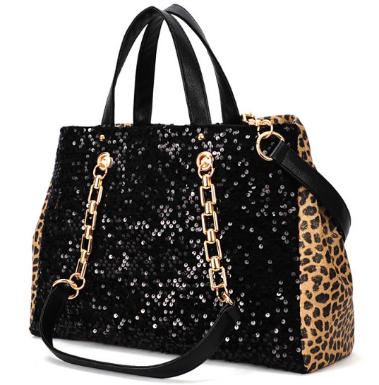 اجمل حقائب اليد  2013-Women-s-font-b-handbag-b-font-fashion-PU-leopard-print-vintage-style-paillette-bag