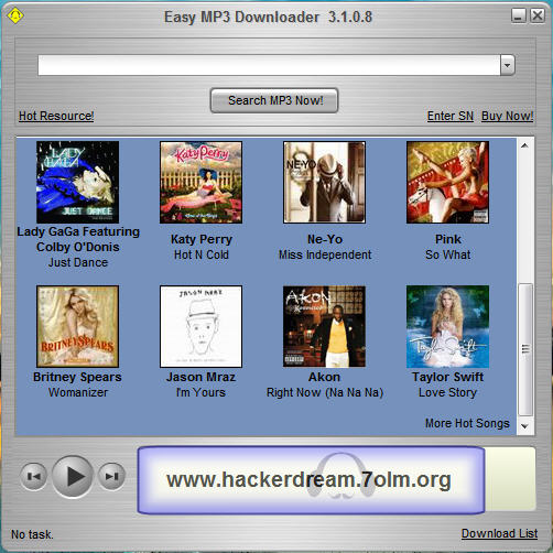 Easy MP3 Downloader اسهل واصغر برنامج لتحميل اغاني MP3 كامل وقمة الروعة D8fbb8921729