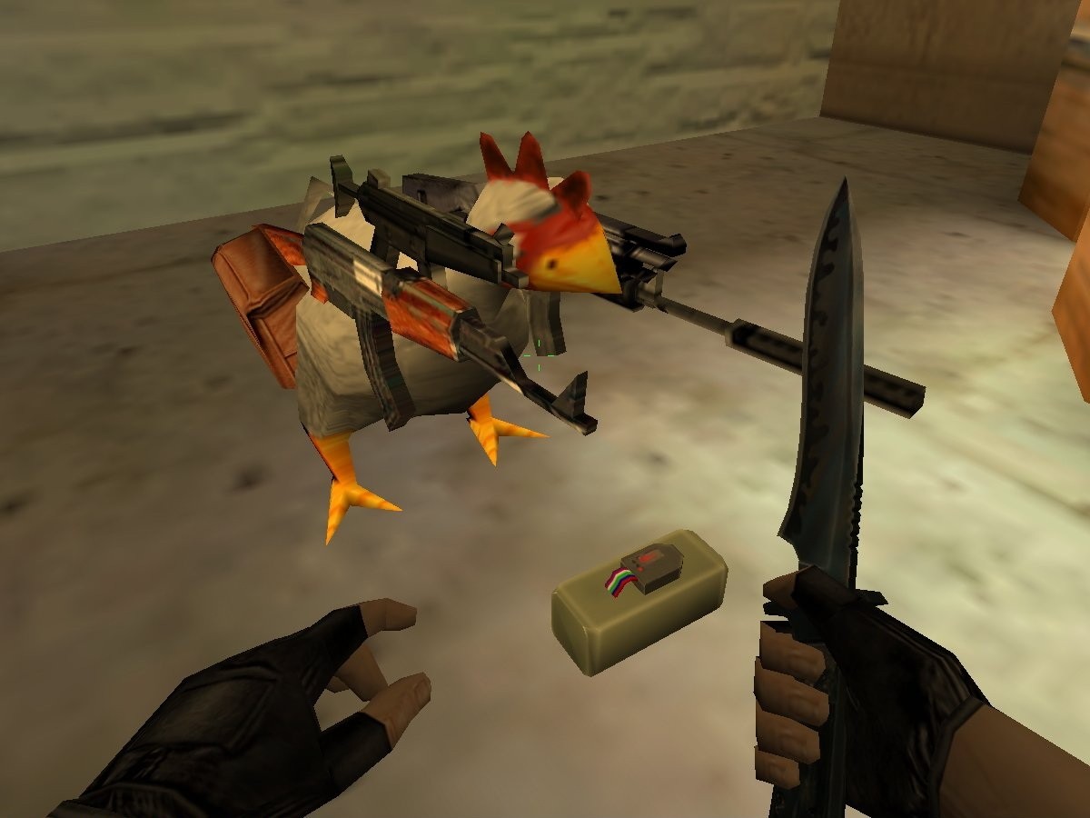 [DOSSIER] La poule dans le jeu vidéo Counter-Strike-Skin-Die-Hard-Chicken_1