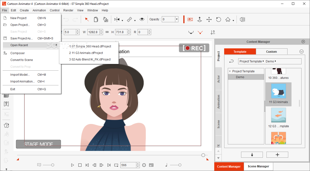 	   افتراضي Reallusion CrazyTalk Animator 1.01 يجعل صورك شخصيات ثلاثية الابعاد و تتكلم CrazyTalk-Animator_2