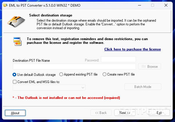 تحويل الاميلات من وإلى أوتلوك 2003 وأوتلوك 2007 EML-to-PST-Converter_1