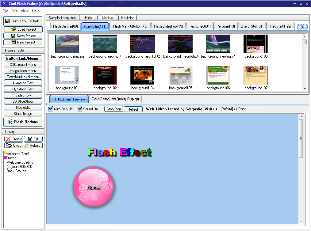  Cool Flash Maker 14.06برنامج لانشاء مواقع فلاشية قابله للتخصيص وعالية الجودة Flash-Effect-Maker-Pro_2