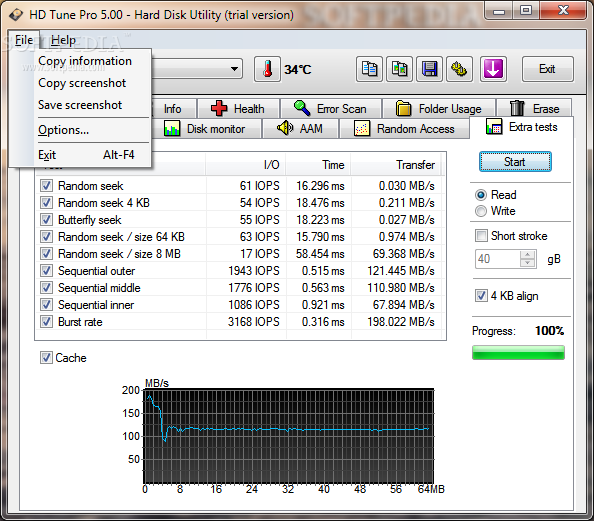  شرح برنامج HDpro v3 لمراقبة القرص الصلب Harddisk  HD-Tune-Pro_10