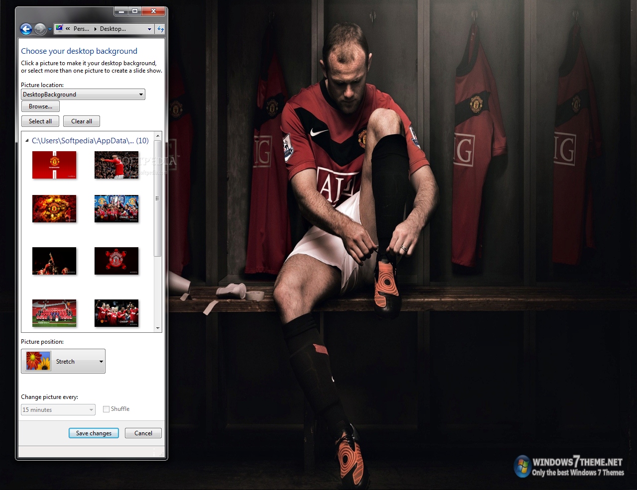 تجميعة لثيمات اشهر الاندية الاوربية لجميع عشاقها Manchester-United-Windows-7-Theme_1