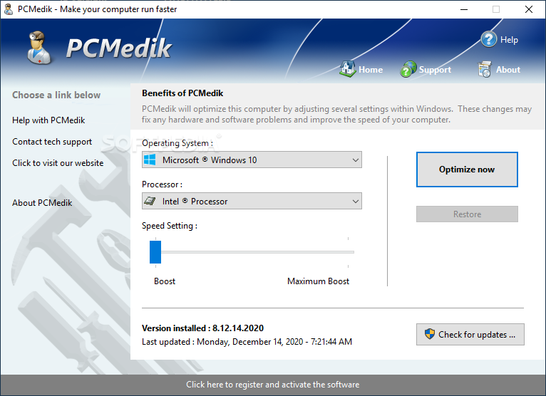 برنامج PCMedik 6.11.14.2011 تسريع و اصلاح خطاء الجهاز PcMedik_1