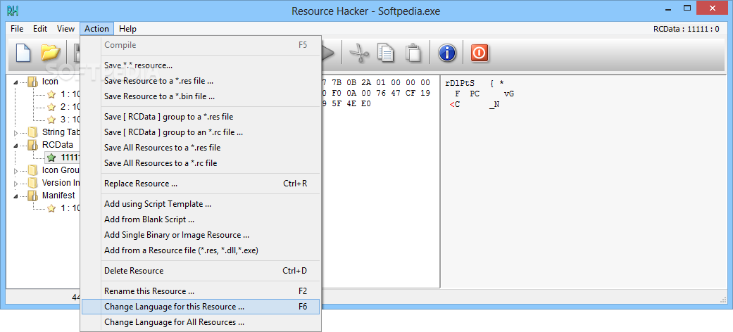 Resource Hacker 3.5.2.84 Beta / 3.4.0.79: Free Download Resource-Hacker_2