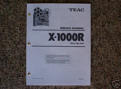 TEAC  X-1000R, Manuais do Utilizador e de Serviço (Cópias) 4b29_1