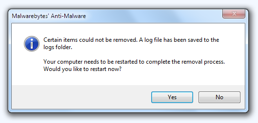 Using Malwarebytes to fully remove malware Step_112