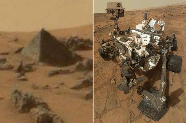 عااااجل اكتشــاف جديد اكتشاف هرم مثل اهرام مصر في كوكب المريخ بالصور  Curiosity-RoverMAIN