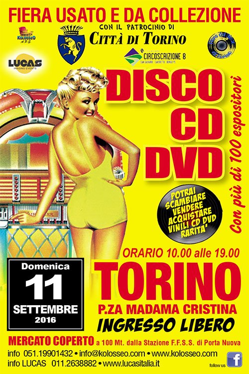 Fiera del disco - Torino  10x15-Torino-disco-11set16-1