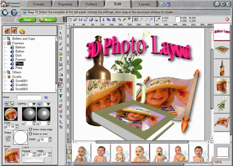  :  3D Album Commercial Suite v3.0  Resizeofphotoeditor