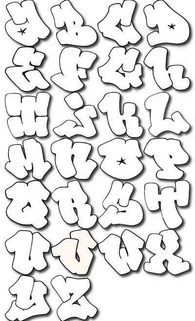 Hướng dẫn vẽ Graffiti Alphabubble1lj