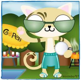 A Part of GoPets Community History: MoNimBo's Fanart Chellebee