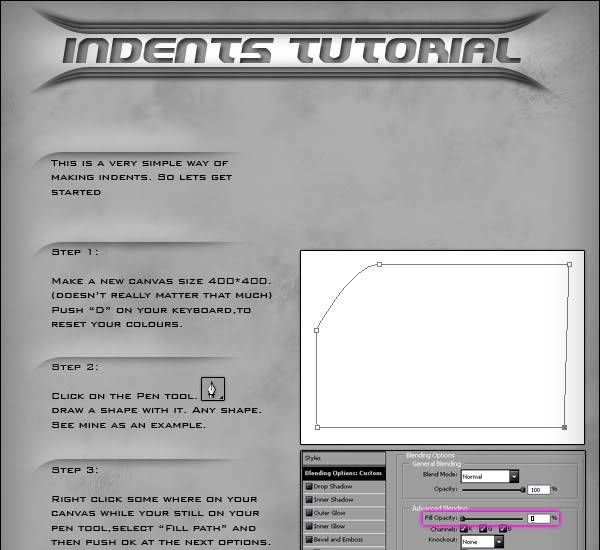 indents....manera simple Indentstop