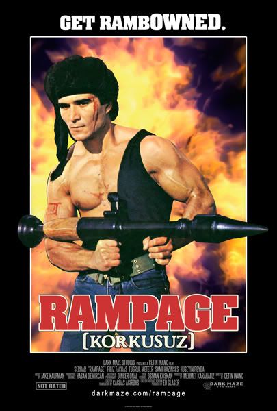 Rampage (Korkusuz) - Turkish Rambo Rampagekorkusuzposter