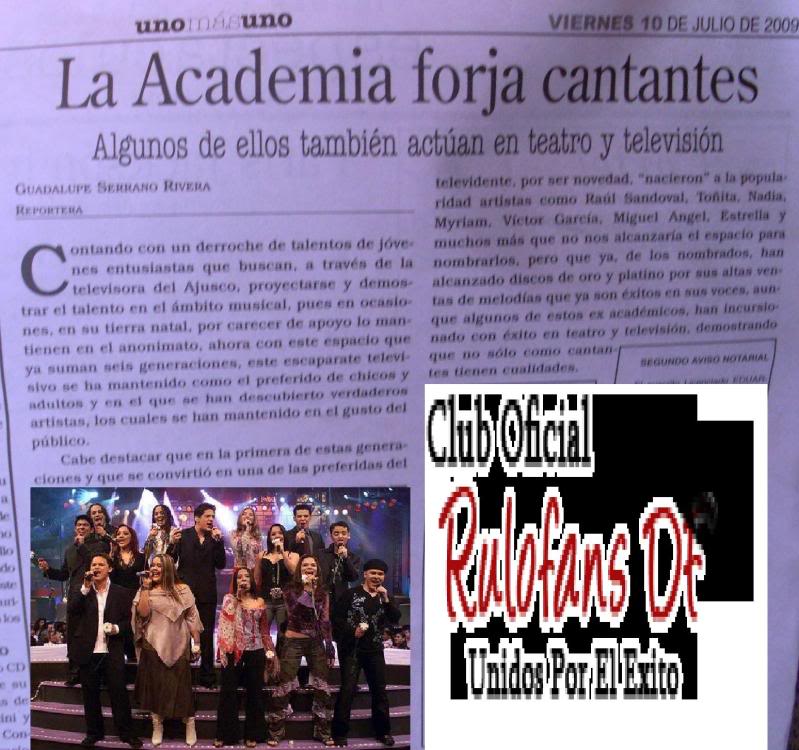 LA ACADEMIA FORJA CANTANTES SL371738