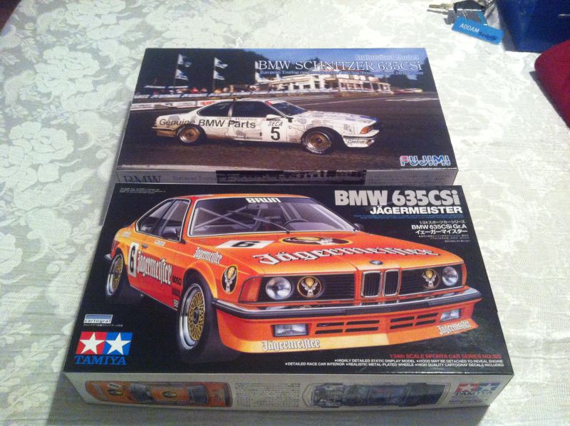 2 x Modified BMW 635 JPS race cars 1-2