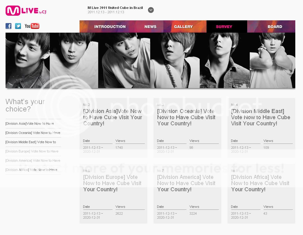 [15.12.11] ¡Vota para que el United Cube Concert venga a PERU!! Votacion