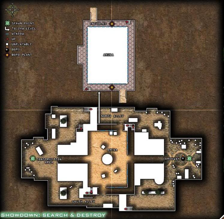 Cod 4 Map and building names ShowdownSD