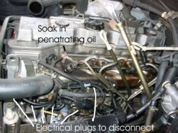Fuel pump removal (2.8)  fuel pump seal replacement Injectors2