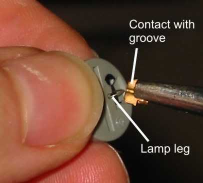 Instrument pod bulb replacement Fittingbulb
