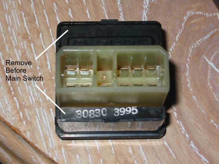 Repairing Mirror switch Clips