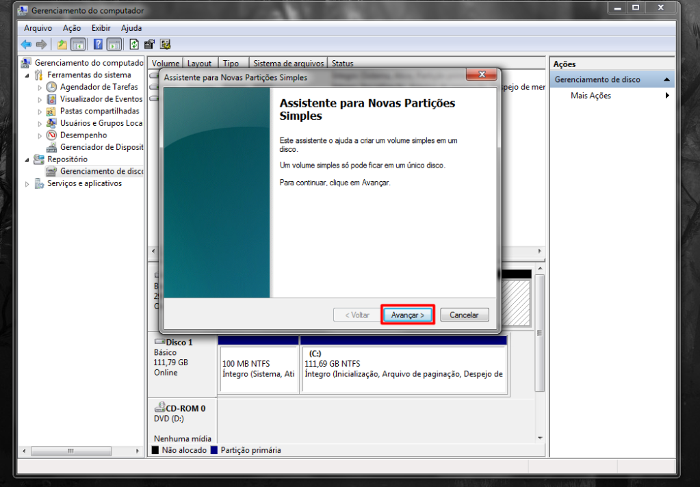 Gerenciamento de partições no Windows Vista/7 [PARTE 1] 5