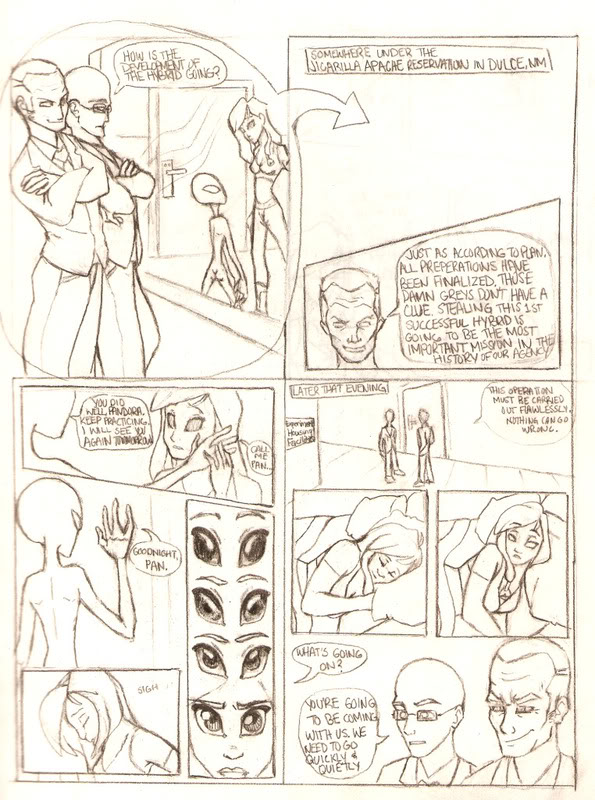 My Alien-Related Projects For This Quarter  *UPDATED SEPTEMB ComicPage1sketch