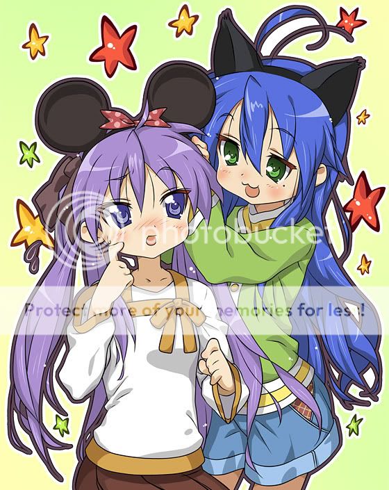 Konata & Kagami Kagami_konata