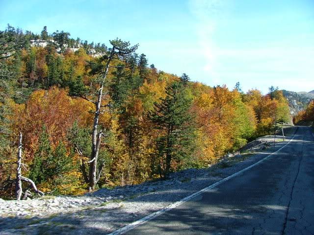 An oldie.  Three mountain ranges and a gorge or two FranceSpain2005447