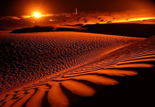 ما اجمل غروب الشمس DesertSunset