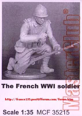 Figurine "French WWI soldier". Masterclub, ref MCF 35215. 1/35. Résine. MCF352151
