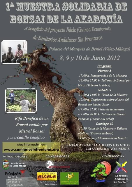 I MUESTRA SOLIDARIA DE BONSAI DE LA AXARQUÍA - Página 2 CartelMuestra01