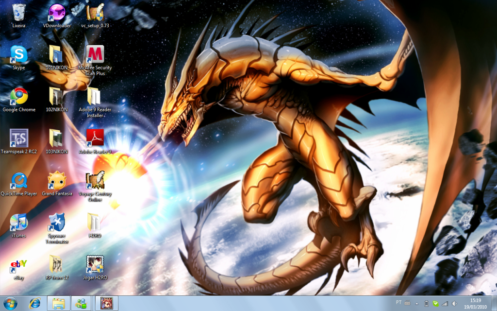 Poste seu desktop! Dragonfear