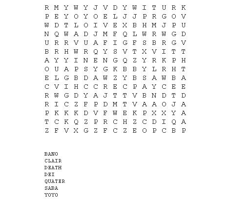 Word Search WotN