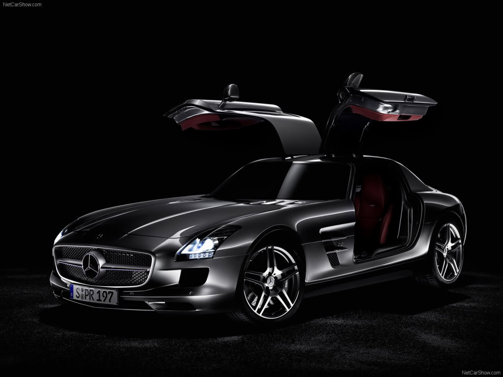 Hình nền xe hơi đẹp cho máy tính - Wallpaper xe Ferrari Mercedes  Mercedes-Benz-SLS_AMG_2011_1600x120