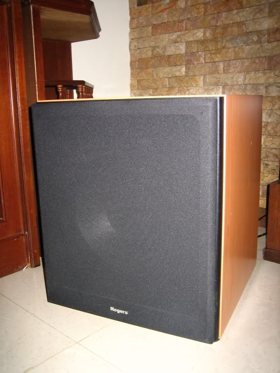 Rogers ASB-120M 12 inch Active Subwoofer (Used) Sold Frontgrill