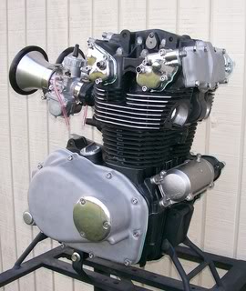 CB450 498cc big bore engine by DWMS Racing! Before and after photos! 100_5187