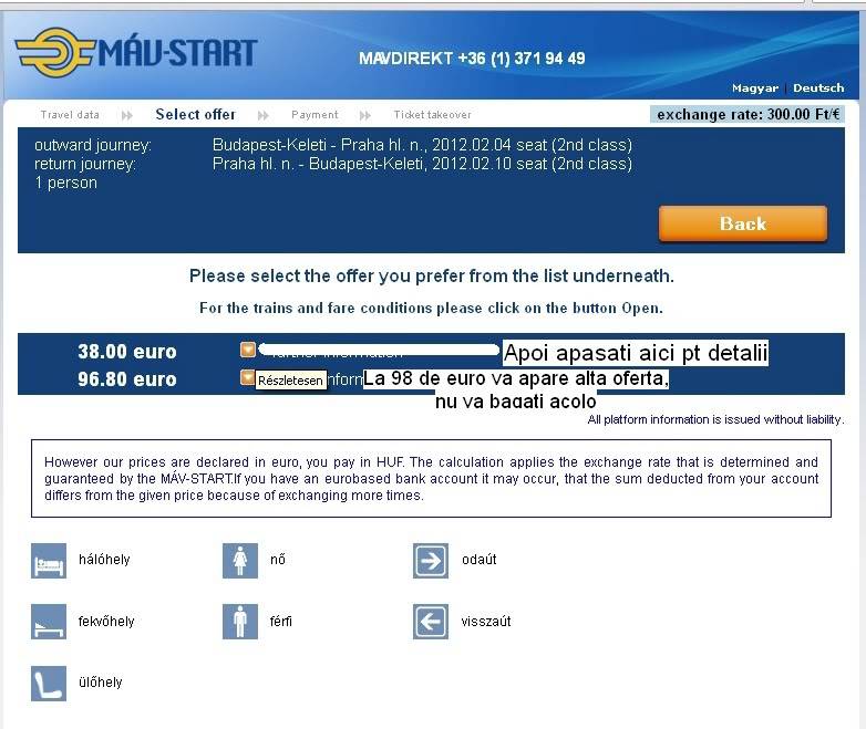 Tutorial de cumparat bilet international MAV de pe net 3-1