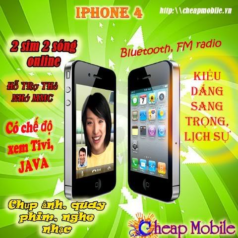 CheapMobile.vn- Bán buôn bán lẻ điện thoại giá rẻ và 2 sim 2 sóng: Nokia 3510i, 825  Iphone4